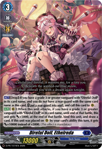 (EN-VG) (A GRADE) (NON HOLO SPEC) D-PR/1074EN Direful Doll, Etheldreda