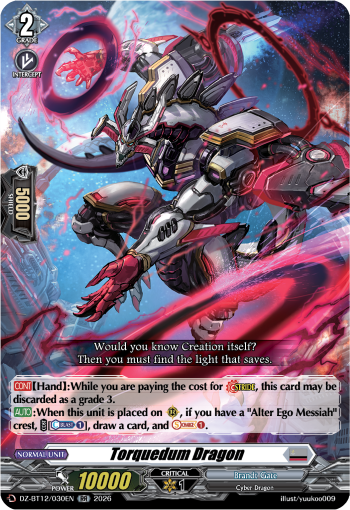 (A GRADE) Torquedum Dragon - DZ-BT12: Chasm of Lost Souls (DZ-BT12)
