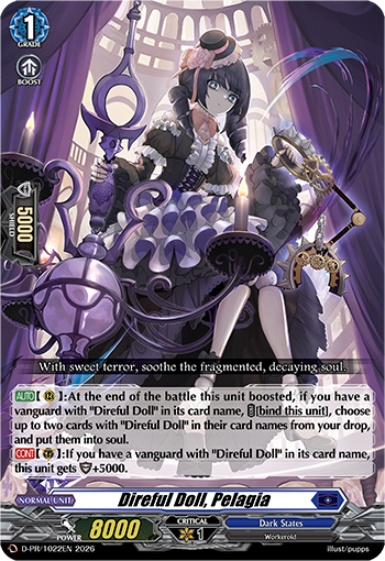 (EN-VG) (A GRADE) (NON HOLO SPEC) D-PR/1022EN Direful Doll, Pelagia