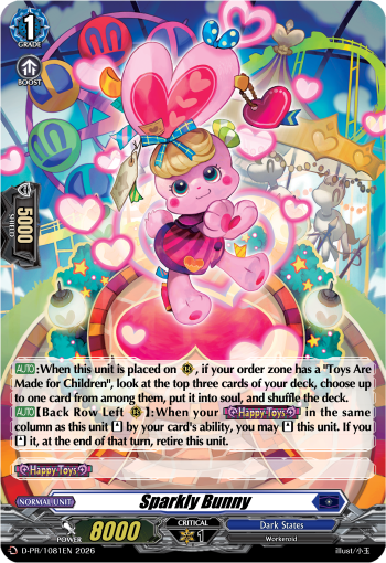 (EN-VG) (A GRADE) (HOLO SPEC) D-PR/1081EN Sparkly Bunny