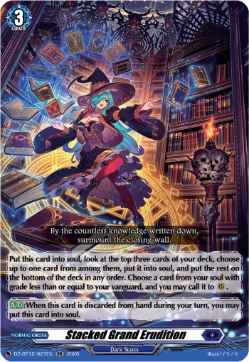 (A GRADE) Stacked Grand Erudition - DZ-BT12: Chasm of Lost Souls (DZ-BT12)