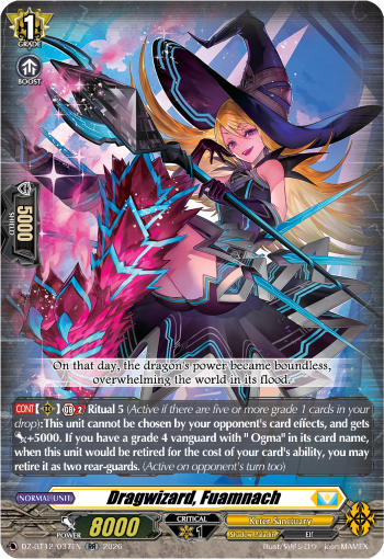 (A GRADE) Dragwizard, Fuamnach - DZ-BT12: Chasm of Lost Souls (DZ-BT12)