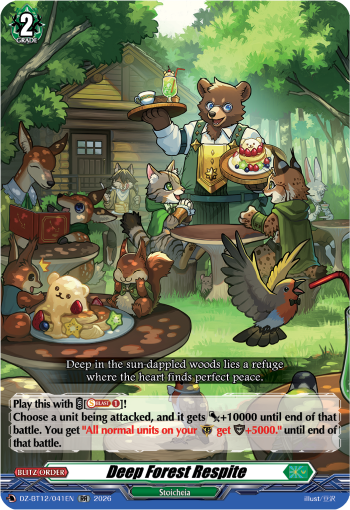 (A GRADE) Deep Forest Respite - DZ-BT12: Chasm of Lost Souls (DZ-BT12)